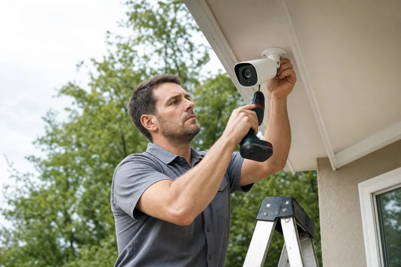 Alarm and Security Companies at work