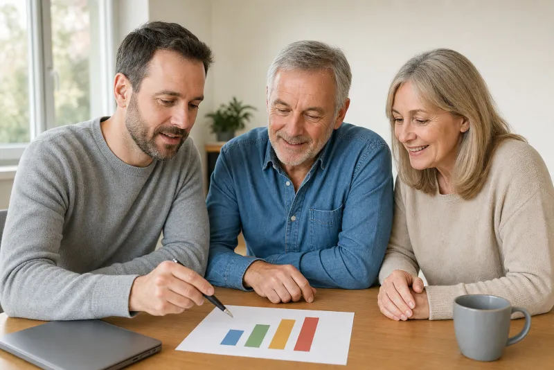 Financial Advisors at work