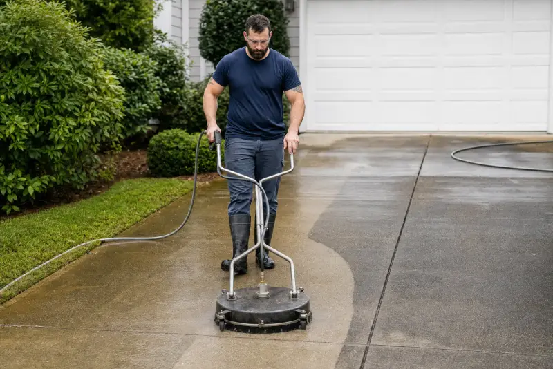 Pressure Washing Companies at work
